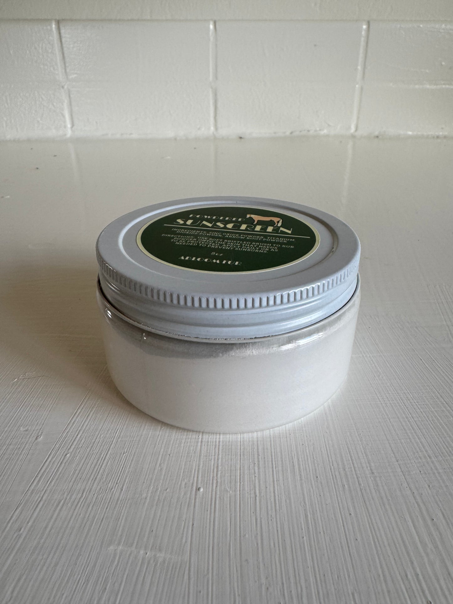 Equine Powdered Sunscreen