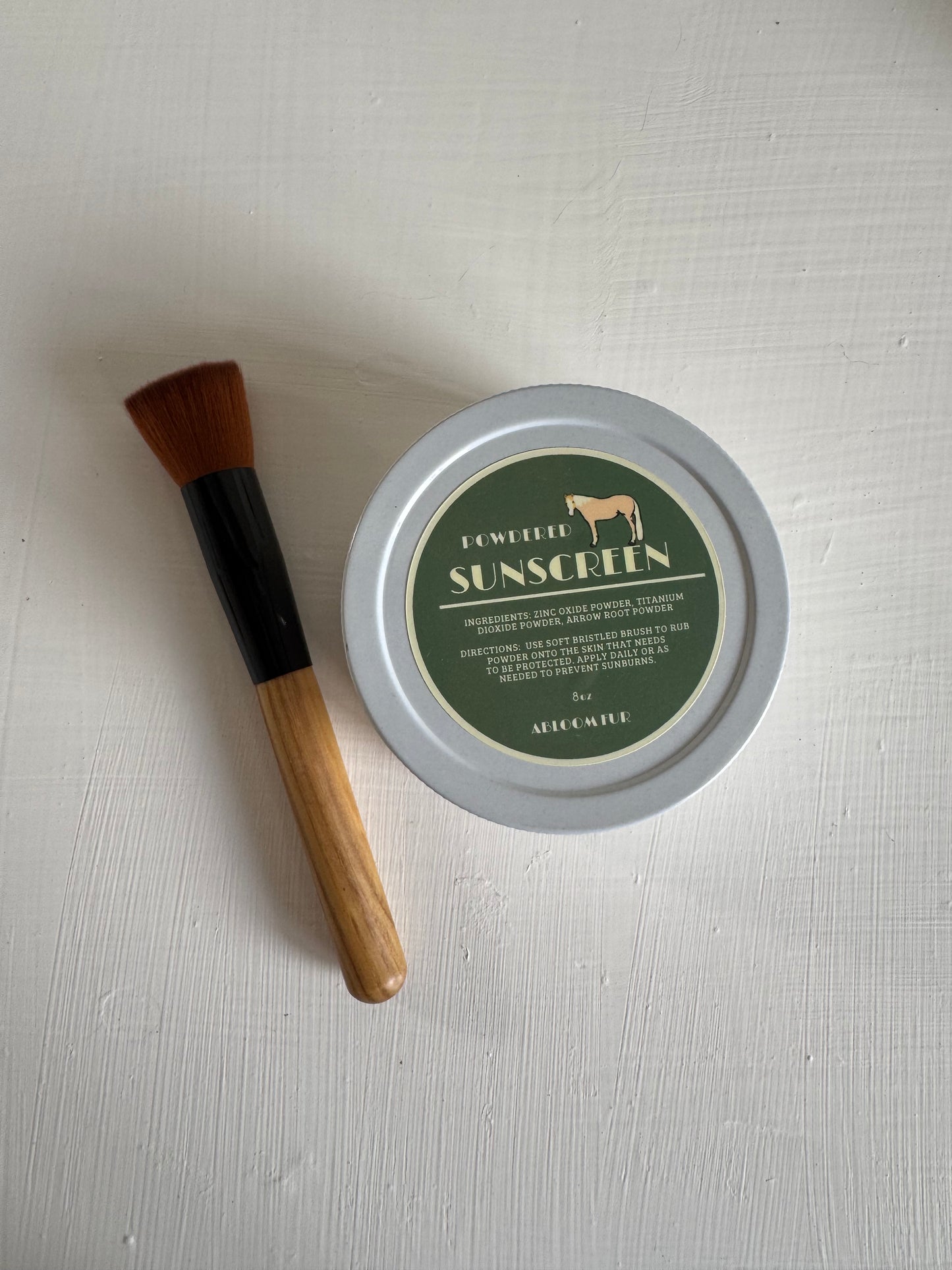 Equine Powdered Sunscreen